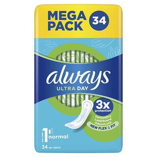 (34 pads x 12) ALWAYS ULTRA DAY NORMAL SIZE 1 (wsl)