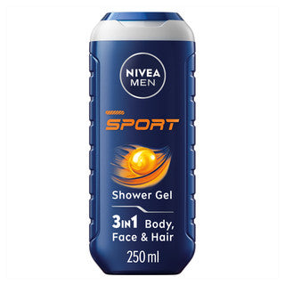 (250ml x 6) NIVEA MEN - SPORT SHOWER GEL CO:DE