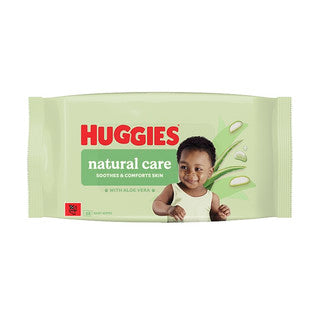 (48's x 10) HUGGIES BABY WIPES NATURAL CARE PLASTIC FREE