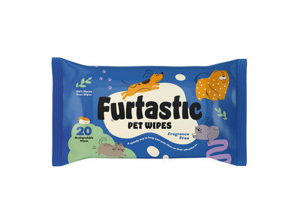 (20's x 9) FURTASTIC PET WIPES (FUR)