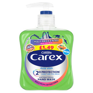 (250ml x 6) CAREX HANDWASH - ALOE pm1.49 (No ROI)