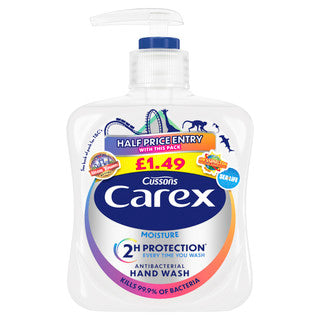 (250ml x 6) CAREX HANDWASH - MOISTURE pm1.49 (No ROI)
