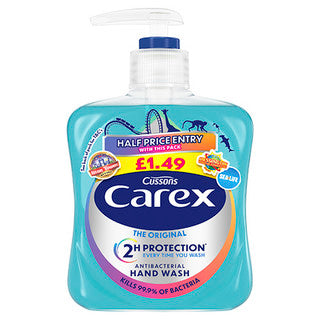 (250ml x 6) CAREX HANDWASH - ORIGINAL pm1.49 (No ROI)
