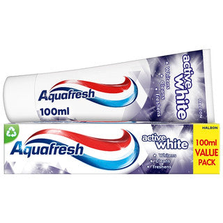 (100ml x 12) AQUAFRESH TOOTHPASTE - ACTIVE WHITE