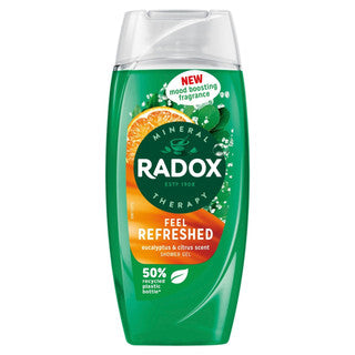 (225ml x 6) RADOX SHOWER GEL - REFRESHED (wsl)