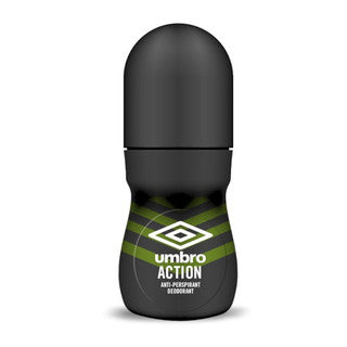 (50ml x 8) UMBRO MENS ANTI-PERSP ROLL ON DEO - ACTION CO:IN