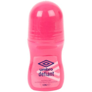 (50ml x 8) UMBRO LADIES ANTI-PERS ROLL ON DEO - DEFIANT CO:IN