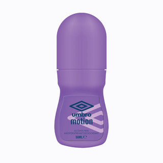 (50ml x 8) UMBRO LADIES ANTI-PERSP ROLL ON DEO - MOTION CO:IN