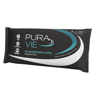 (40's x 6) PURA VIE INCONTINENCE WIPES FSC®