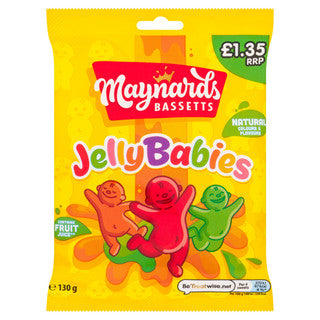 (130g x 10) MAYNARDS - JELLY BABIES pm1.35 sweets