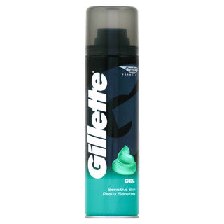 (200ml x 6) GILLETTE SHAVING GEL - SENSITIVE